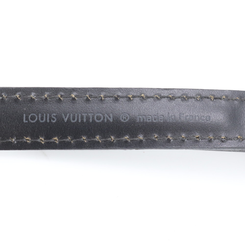 Excellent condition Louis Vuitton leather shoulder strap for handbag, black, ... - Picture 7 of 7